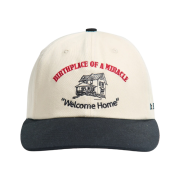Paly Hollywood Welcome Home Low Profile Hat White Black