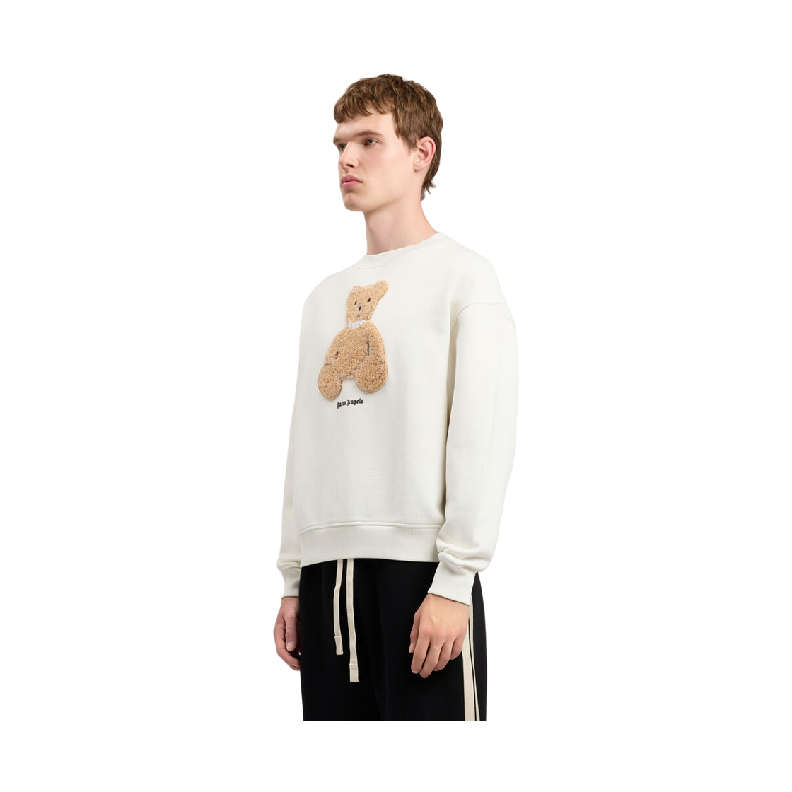 팜엔젤스 베어 레귤러 크루 - 화이트 브라운(Palm Angels Bear Regular Crew - Off White Brown) - 3