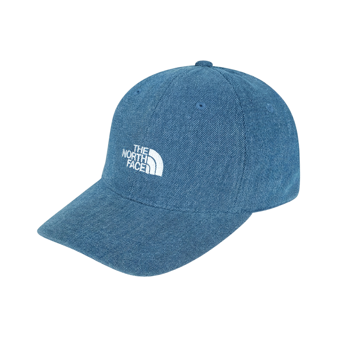 노스페이스 화이트 라벨 로고 볼 캡 데님 블루 - 26SS(The North Face White Label Logo Ball Cap Denim Blue - 26SS) - 1