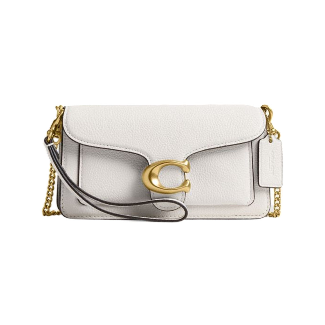 CBF14-B42FHA Coach Tabby Chain Crossbody Bag 19 Brass Chalk