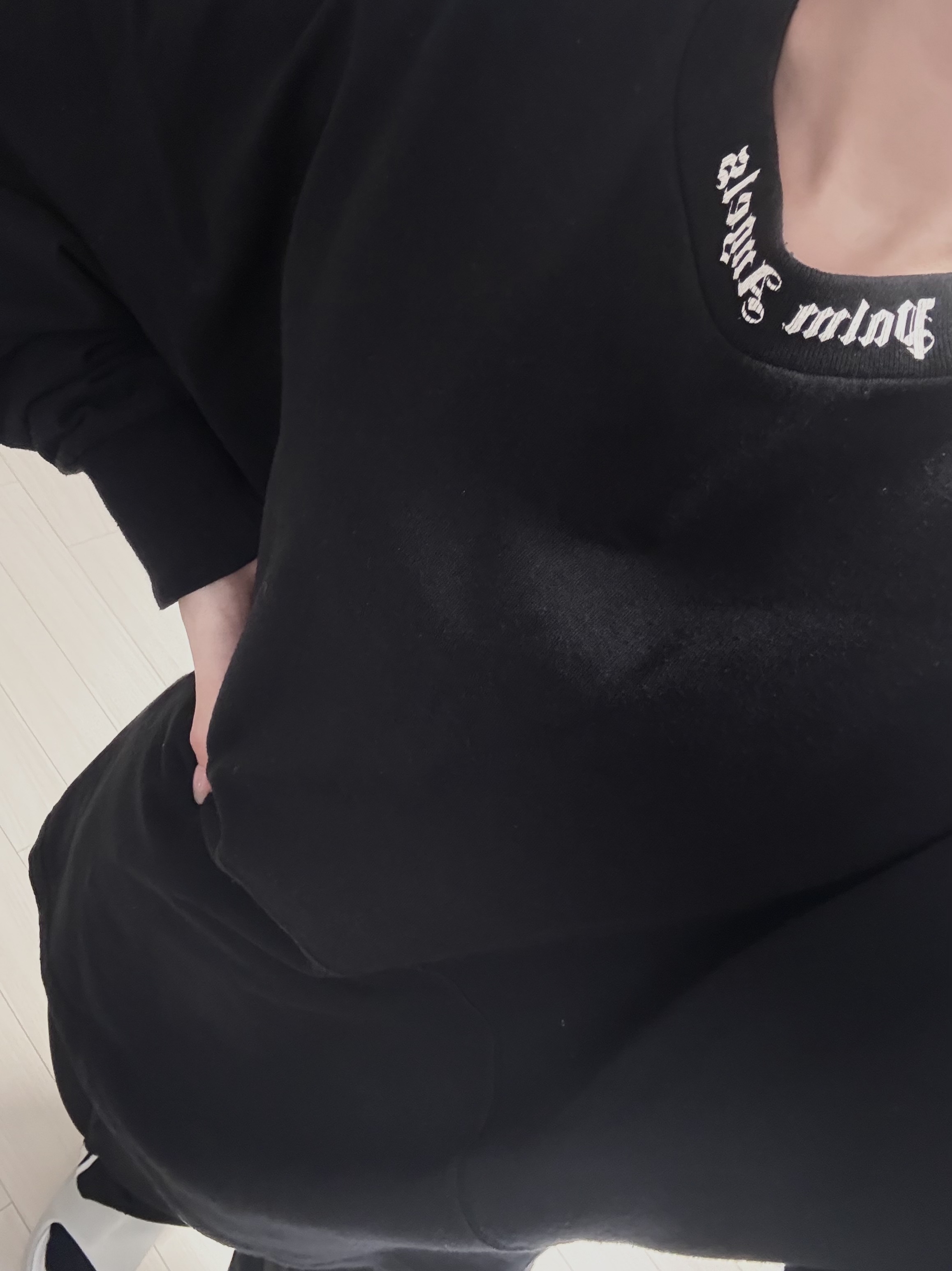 Honda Racing Blouson Black, (W) Adidas Adicolor Classic Firebird Loose Track Pants Black - KR Sizing 착용 스타일 - 3