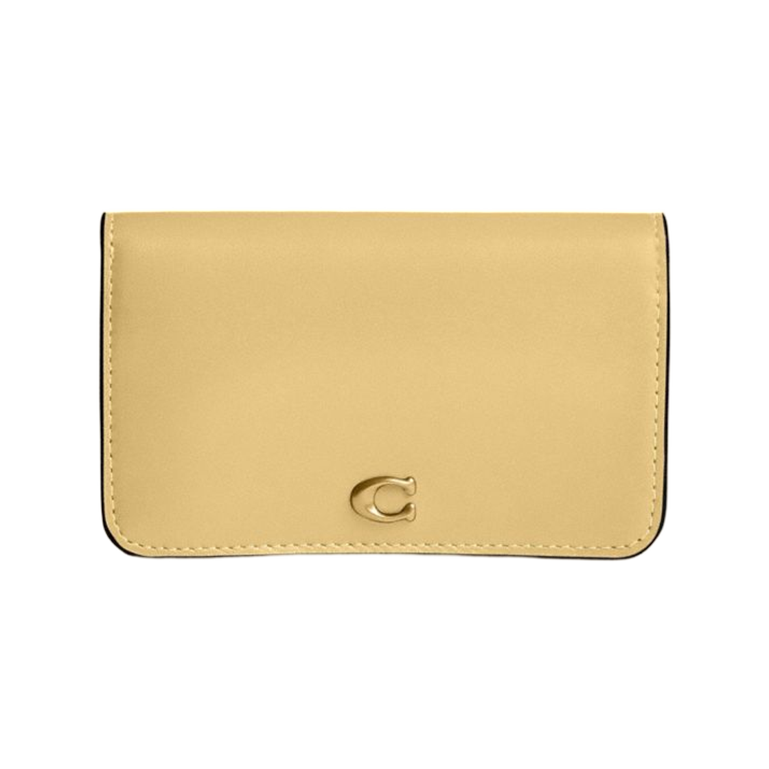 코치 에센셜 슬림 카드 케이스 브라스 바닐라(Coach Essential Slim Card Case Brass Vanilla) - 1