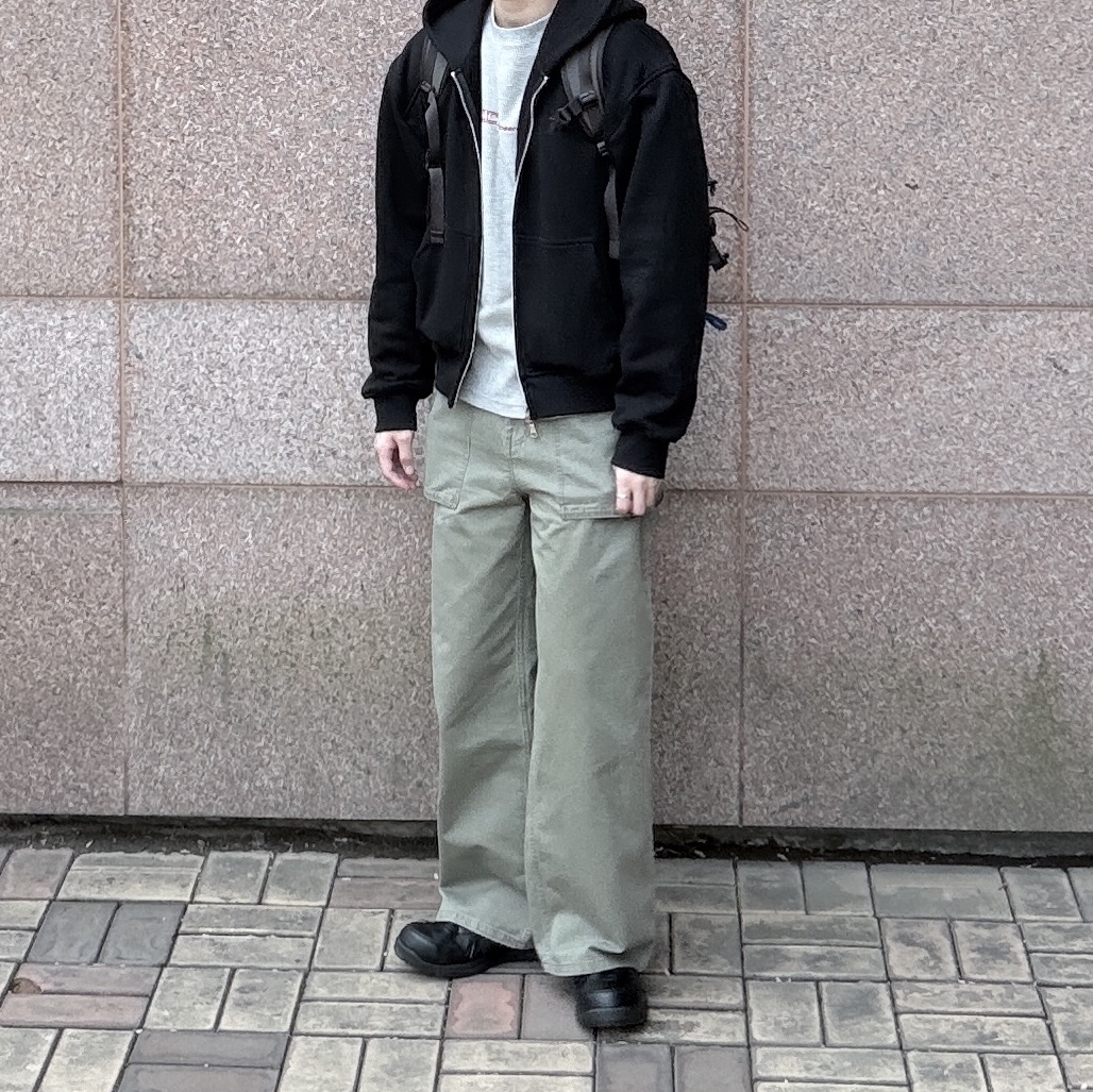Asics Winjob CP111 Black 착용 스타일 - 2