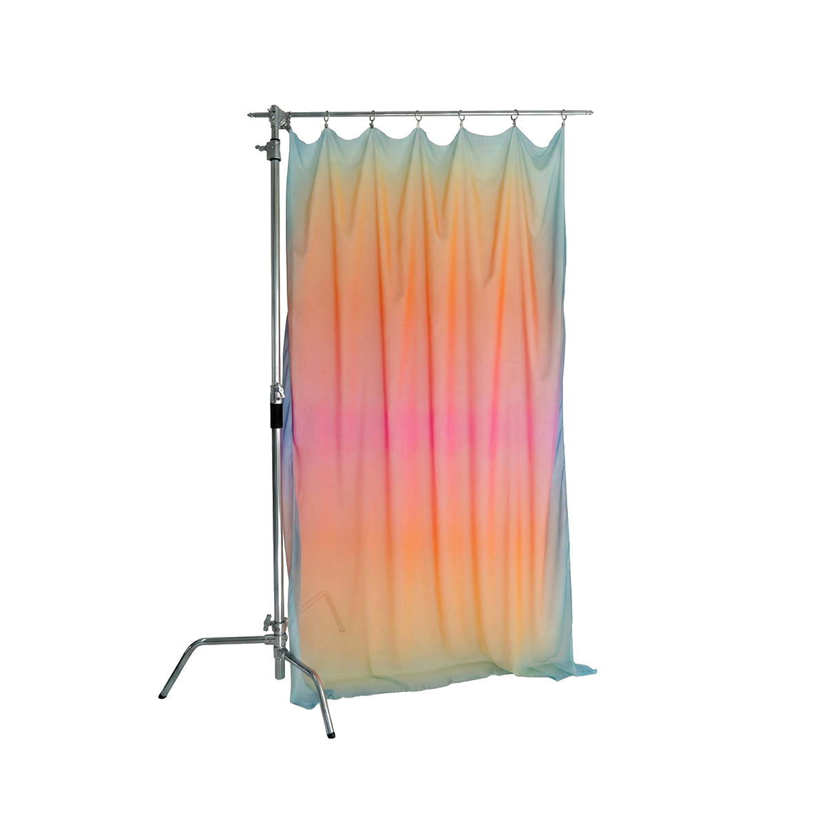 그라데이션 쉬폰 커튼 / 핑크&스카이 / L 사이즈(Gradation chiffon curtain / Pink&sky / L Size) - 1