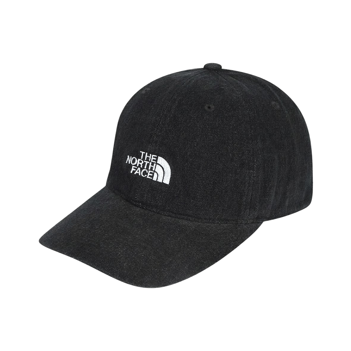 노스페이스 화이트 라벨 로고 볼 캡 데님 제트 블랙 - 26SS(The North Face White Label Logo Ball Cap Denim Jet Black - 26SS) - 2