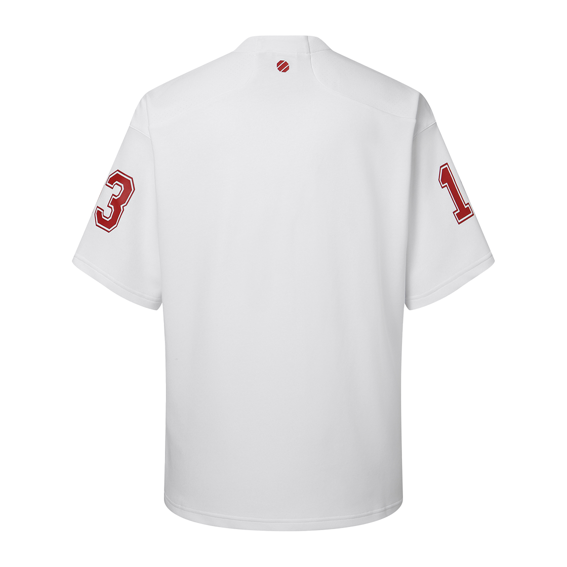 유에프씨 스포츠 풋볼저지 오버핏 반팔 티셔츠 화이트 U2SSX2344WH(UFC SPORT Football Jersey Oversized Fit Short Sleeved Shirt White) - 3