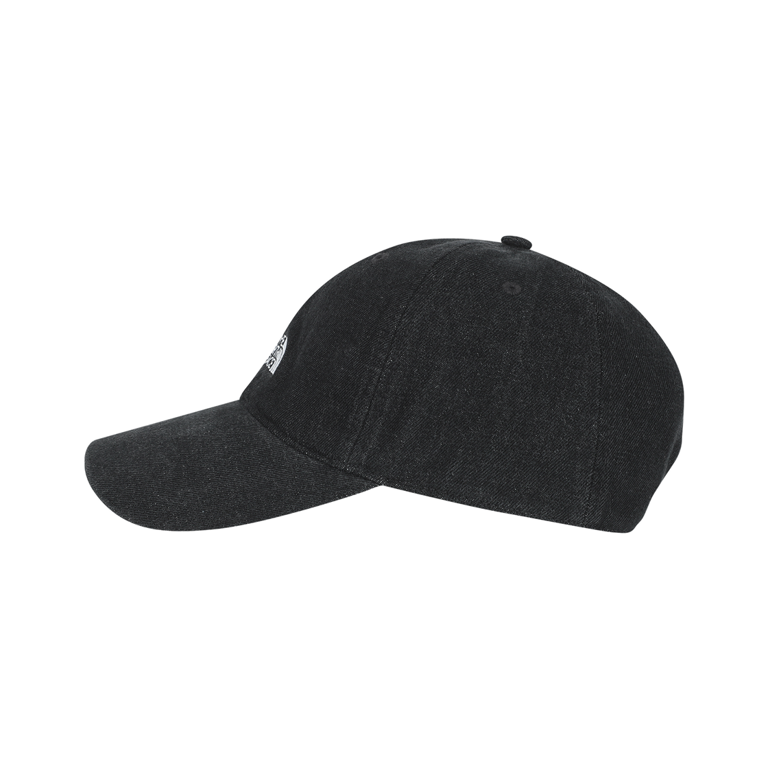 노스페이스 화이트 라벨 로고 볼 캡 데님 제트 블랙 - 26SS(The North Face White Label Logo Ball Cap Denim Jet Black - 26SS)
