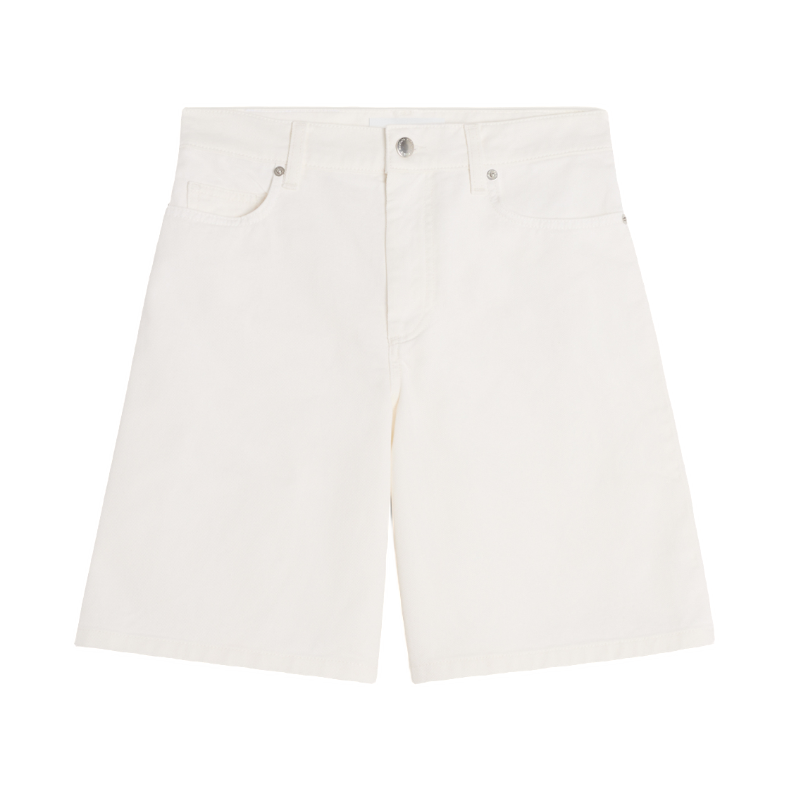 (W) 메종 키츠네 데님 쇼츠 도브((W) Maison Kitsune Denim Shorts Dove) - 1