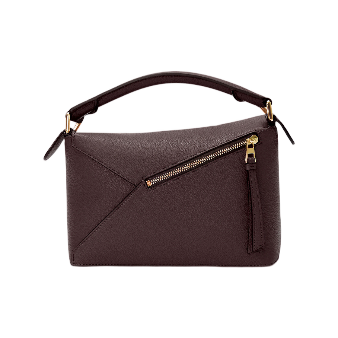 로에베 스몰 퍼즐 엣지 백 소프트 그레인드 카프스킨 다크 체스트넛(Loewe Small Puzzle Edge Bag In Soft Grained Calfskin Dark Chestnut) - 2
