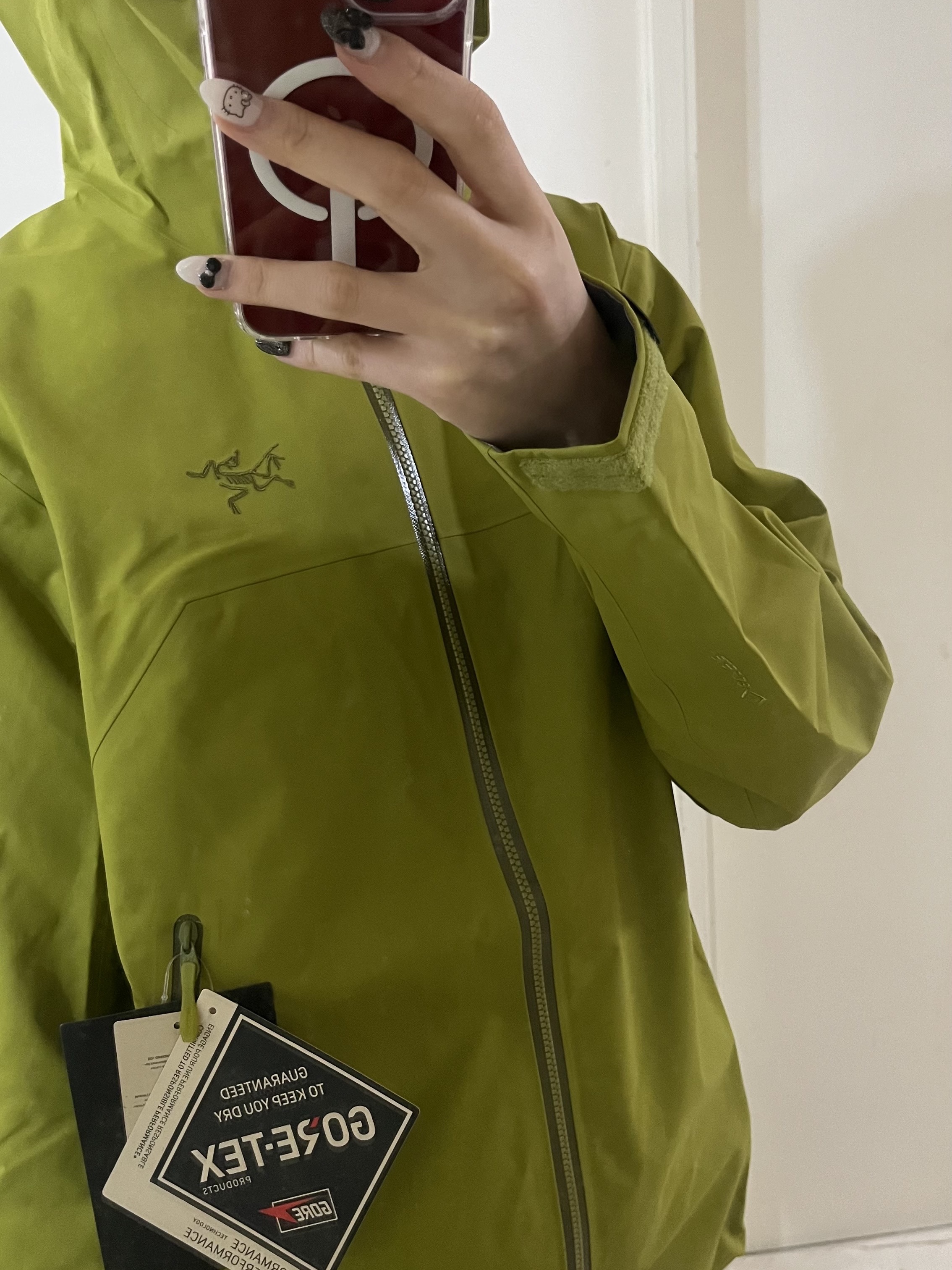 (W) Arc'terx Beta Jacket Olive Moss 착용 스타일 - 2