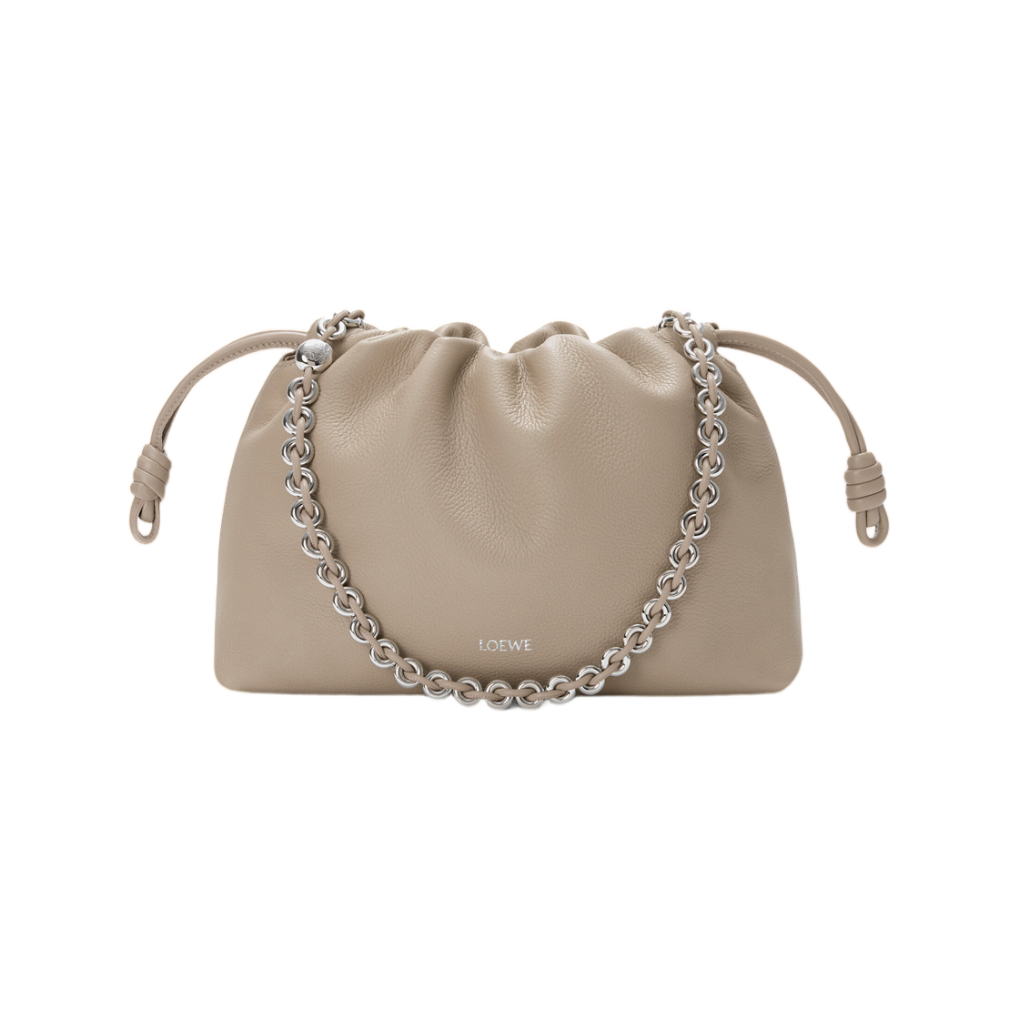 로에베 미디움 플라멘코 퍼스 파인 그레인드 카프스킨 클레이(Loewe Medium Flamenco Purse In Fine Grained Calfskin Clay) - 1