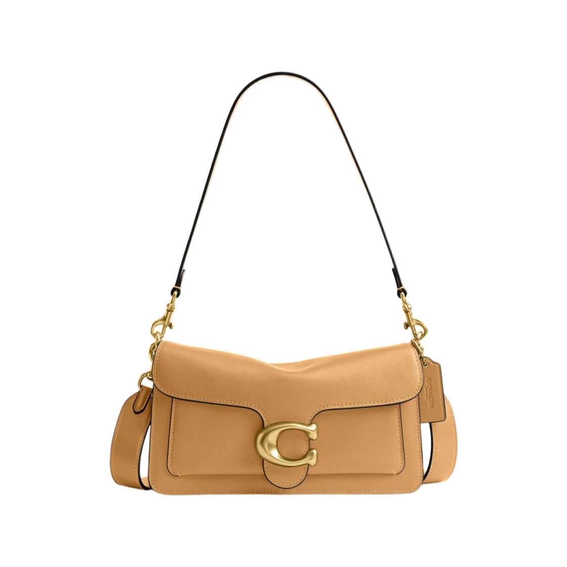 CCX04-B4BIC Coach Tabby Shoulder Bag 26 in Grained Leather Brass Biscuit