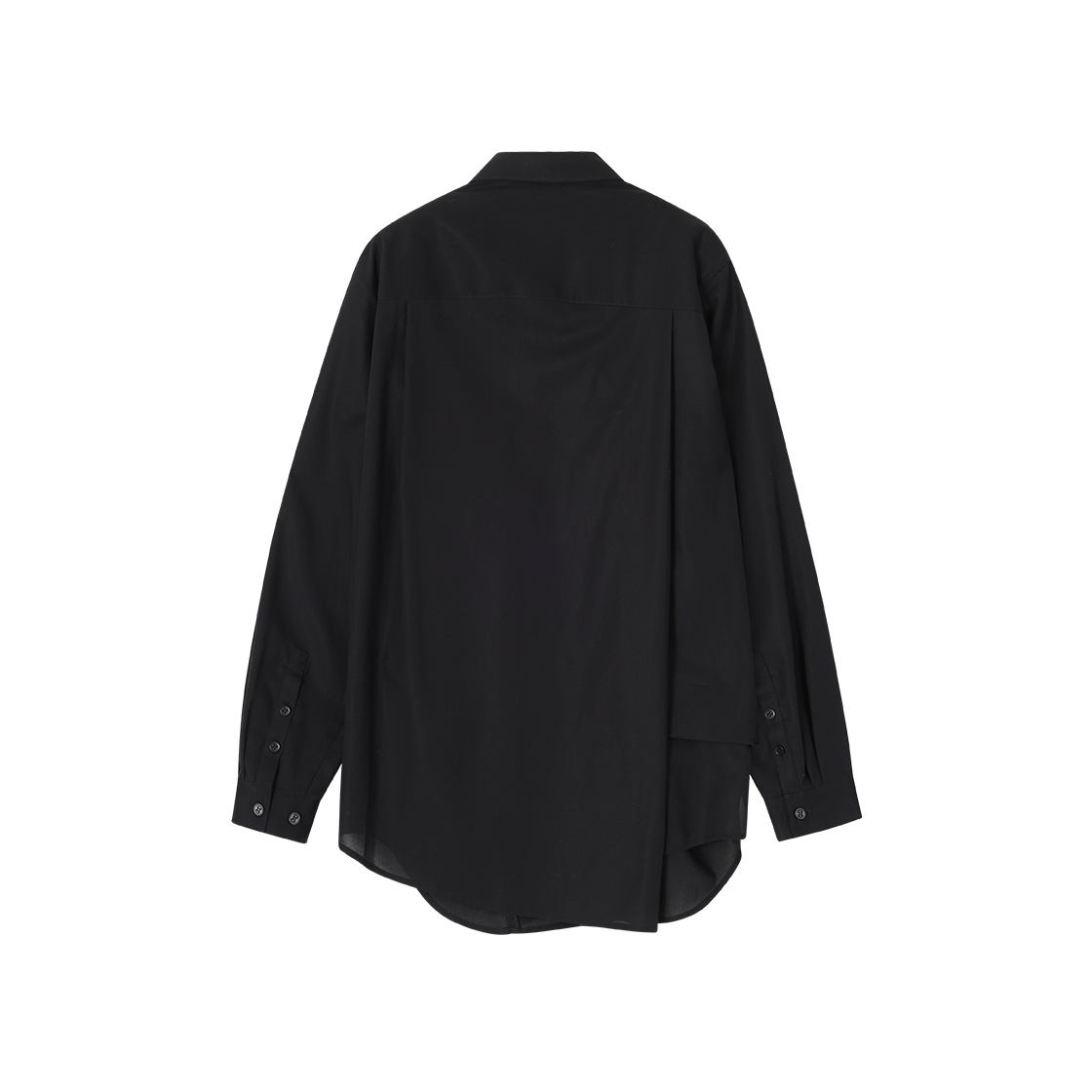(W) 송지오 컬렉션 바이어스 드레이프 셔츠 블랙((W) SONGZIO COLLECTION Bias Drape Shirt Black) - 2