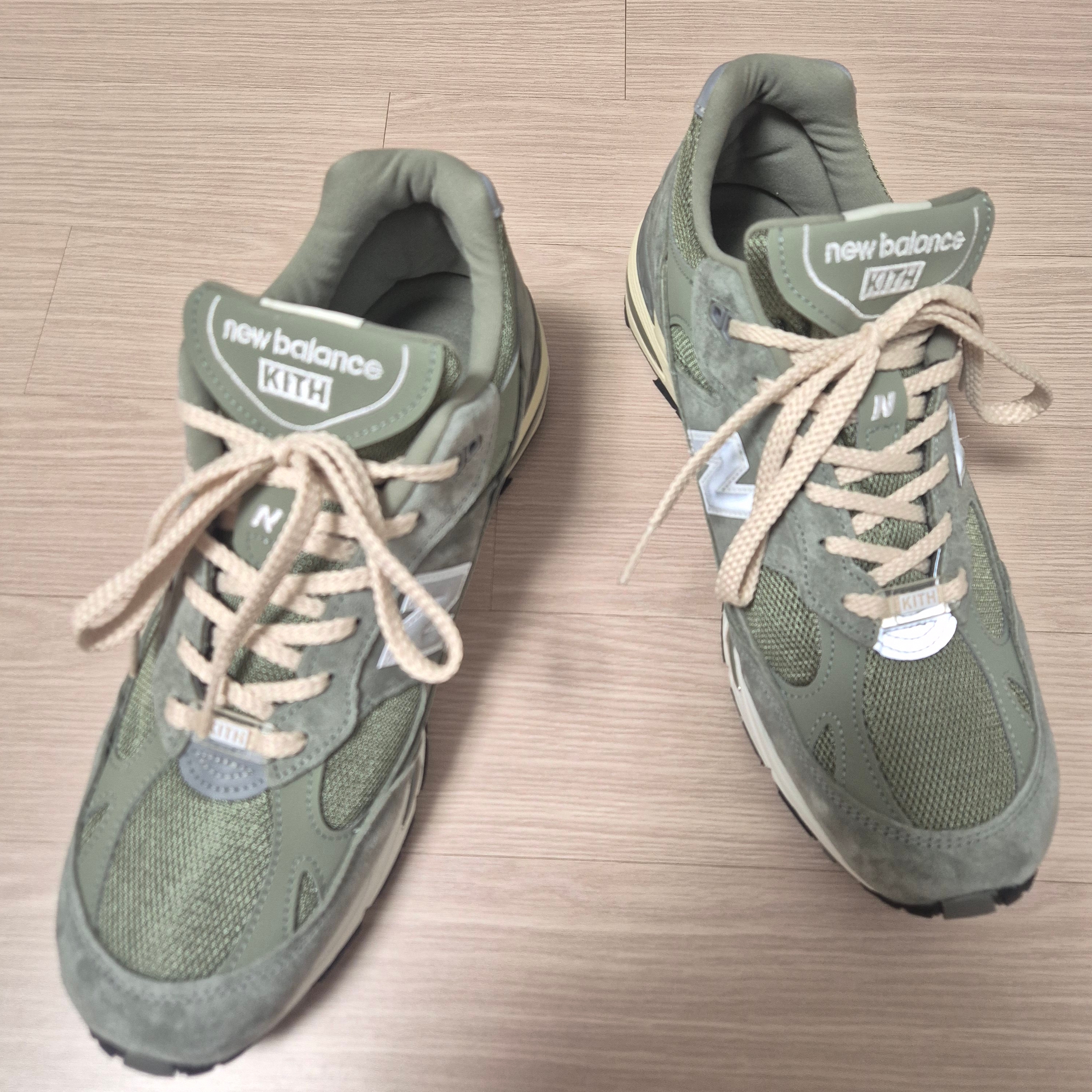 New Balance x Kith 991v1 Made in UK Vetiver 착용 스타일 - 2