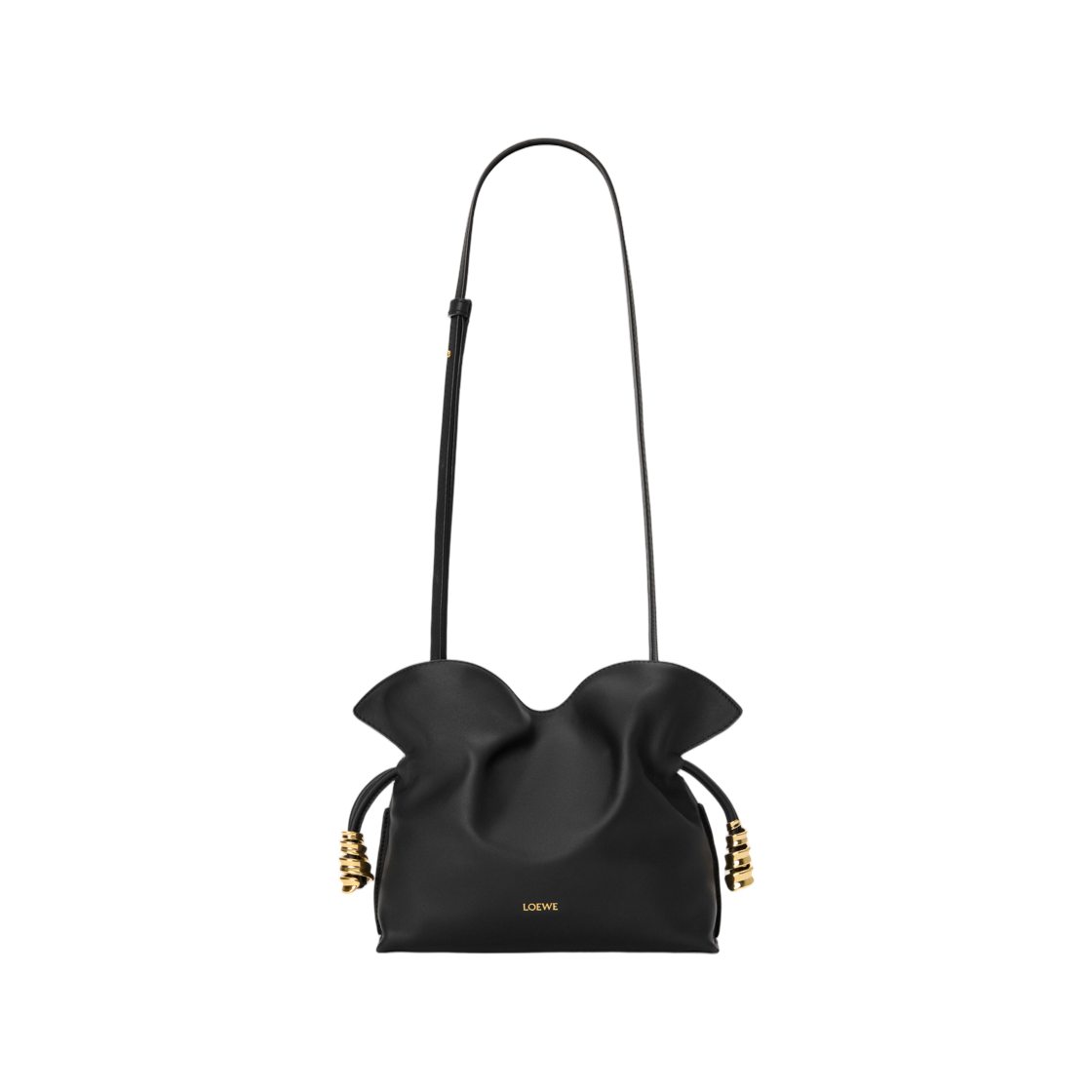 로에베 미니 코일 플라멘코 클러치 나파 카프스킨 블랙(Loewe Mini Coil Flamenco Clutch In Nappa Calfskin Black) - 2