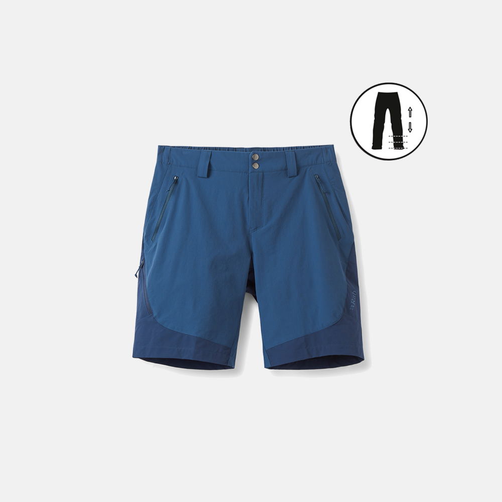 랩 토크 마운틴 쇼트 TMB 딥 잉크(Rab Torque Mountain Shorts Graphene TMB Deep Ink) - 1