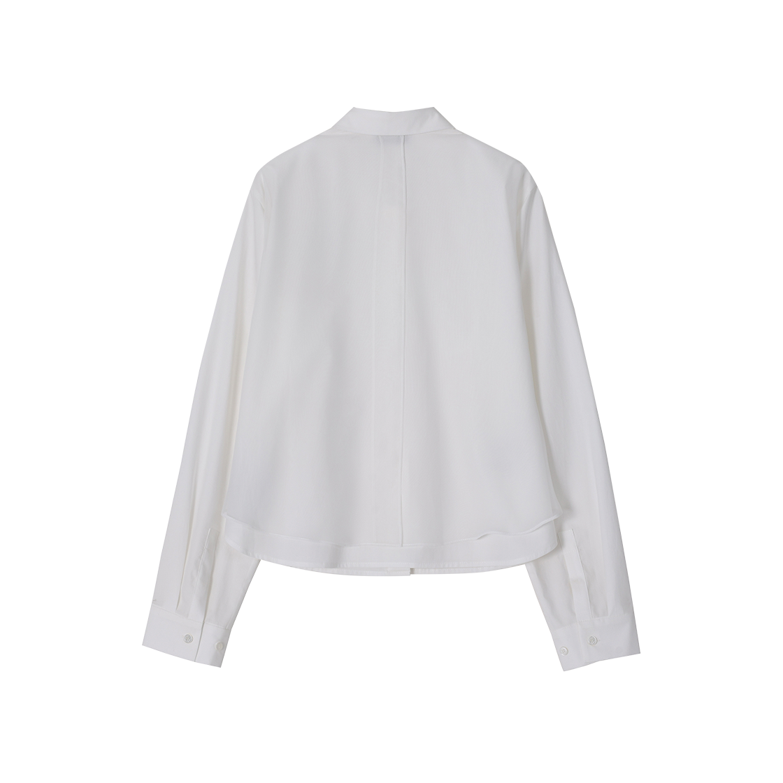 (W) 송지오 플로럴 쥬얼 베일드 셔츠 화이트((W) SONGZIO Floral Jewel Veiled Shirt White) - 2
