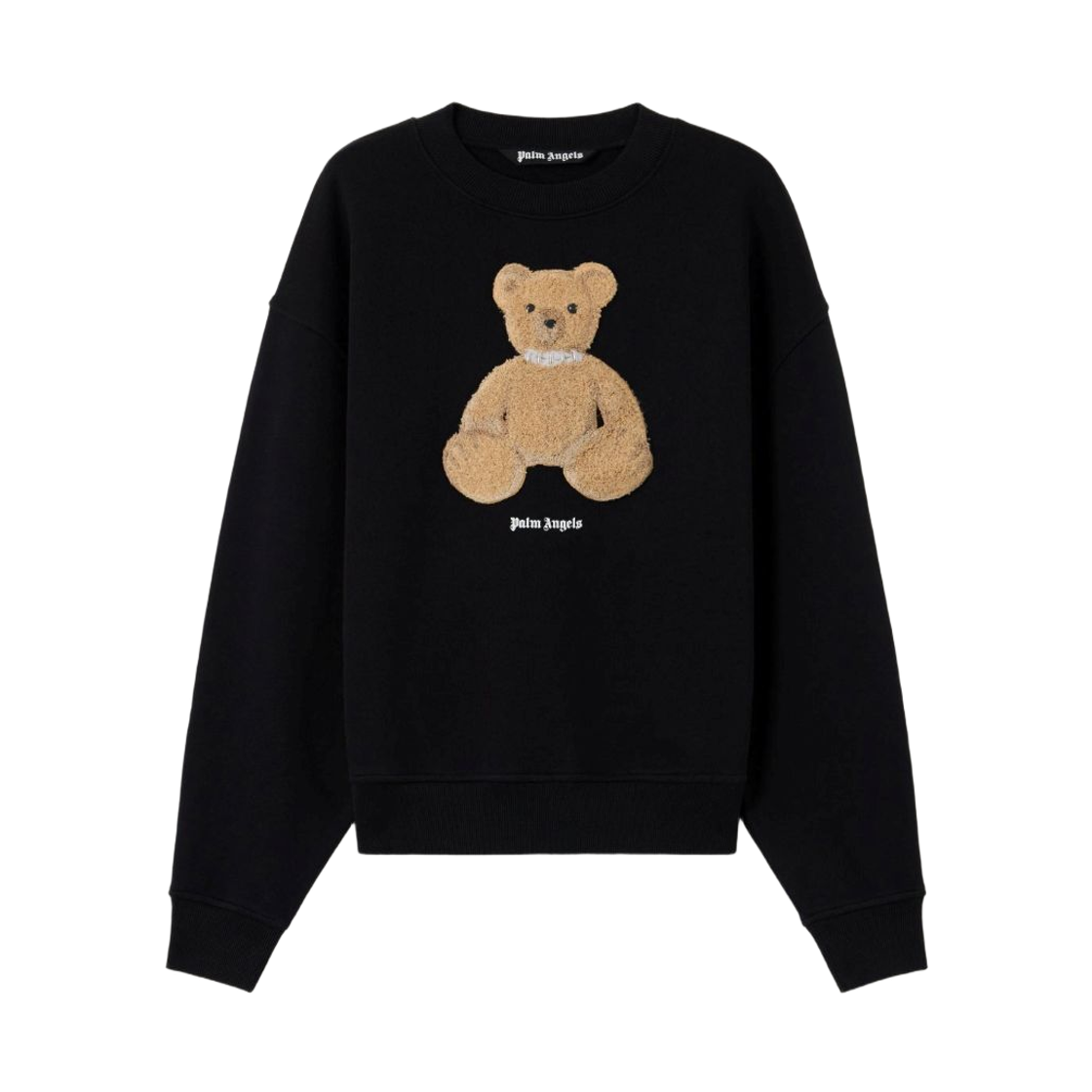 팜엔젤스 베어 레귤러 크루 - 블랙 브라운(Palm Angels Bear Regular Crew - Black Brown) - 1