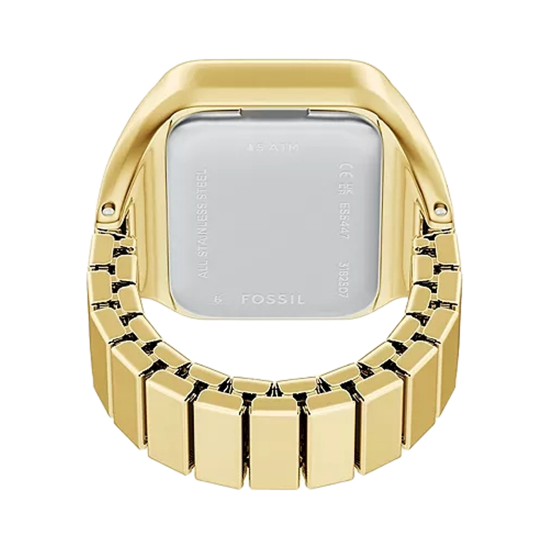 (W) 파슬 라켈 워치 링 쿼츠 투핸드 14mm 골드톤 스테인리스 스틸 블랙 골드((W) Fossil Raquel Watch Ring Quartz Two-Hand 14mm Gold-Tone Stainless Steel Black Gold) - 2