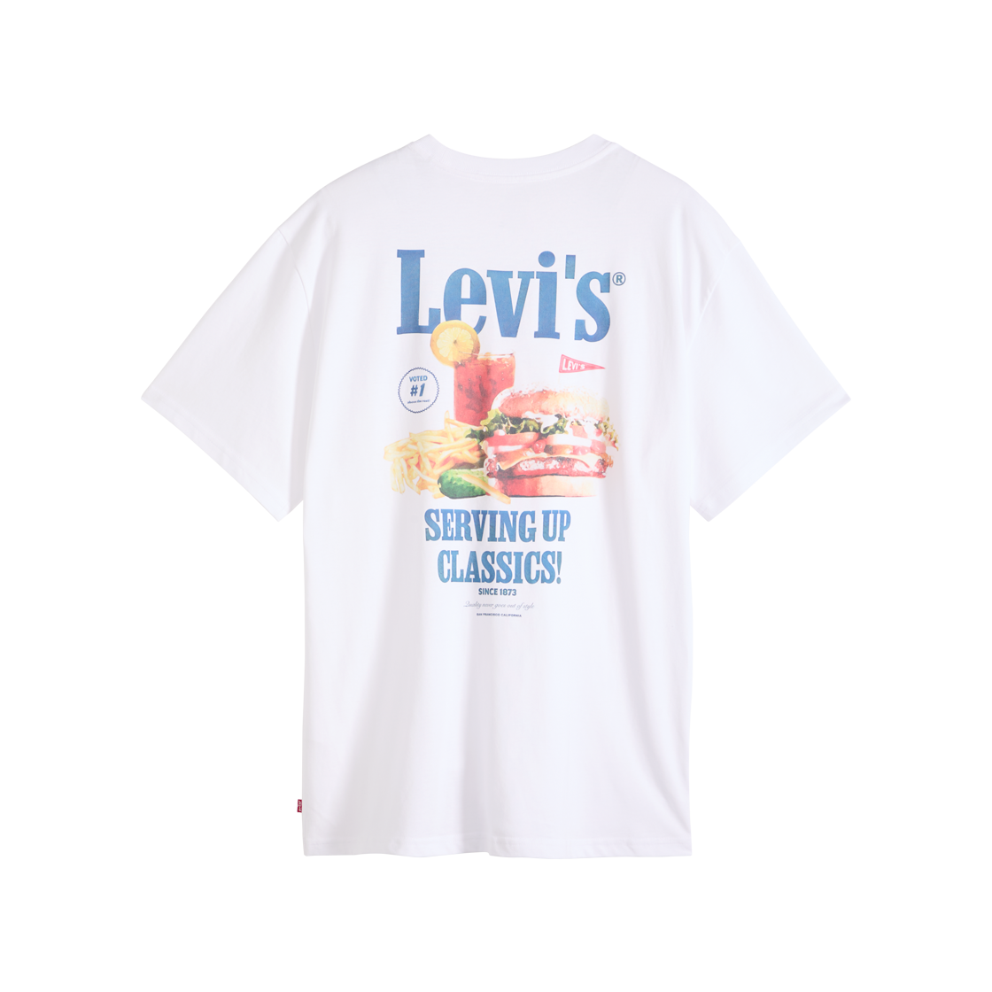리바이스 릴렉스 핏 숏슬리브 그래픽 티셔츠 화이트(Levi's Relaxed Fit Short Sleeve T-Shirt White) - 2