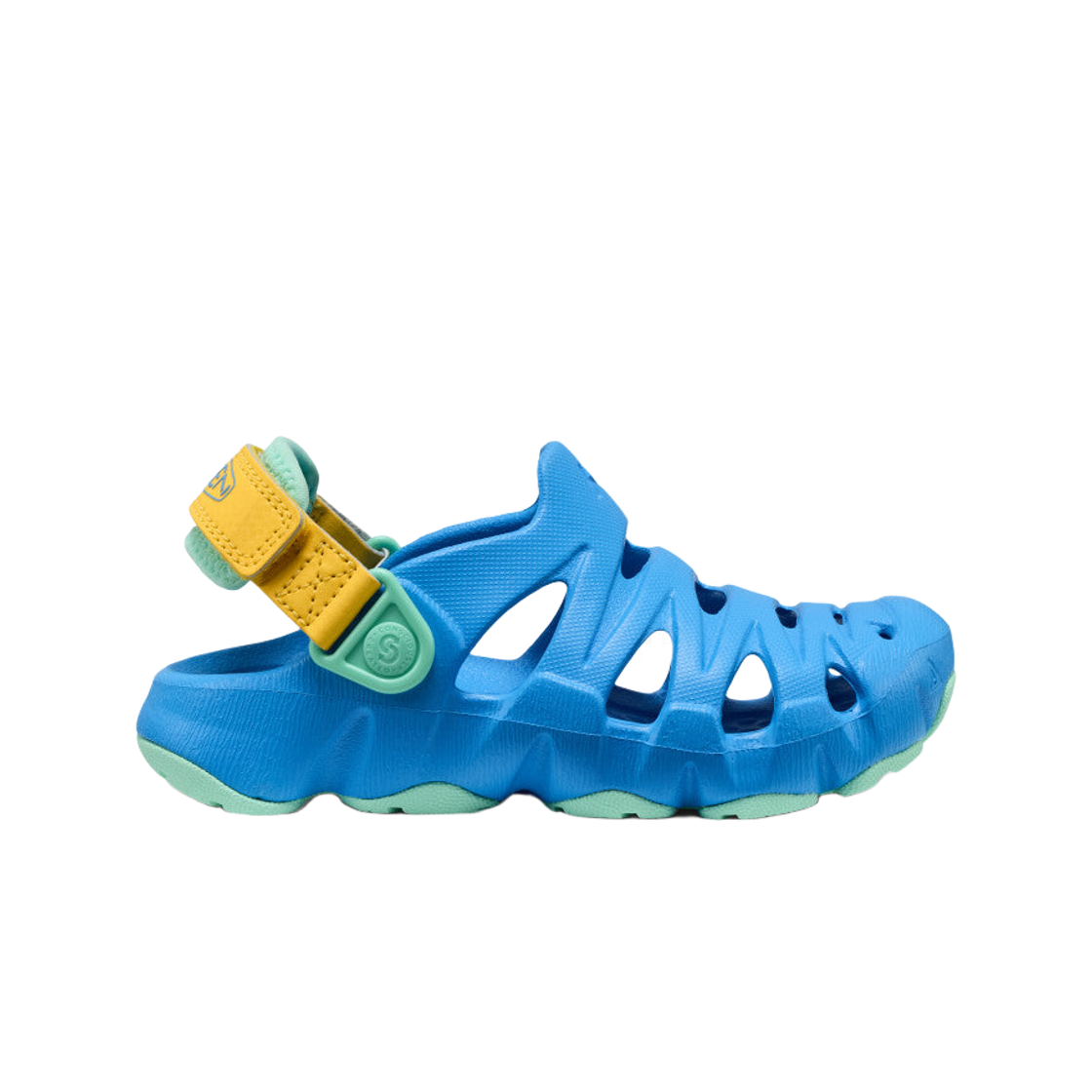 1031993 (Kids) Keen Hyperflt Clog Azure Blue Daffodil