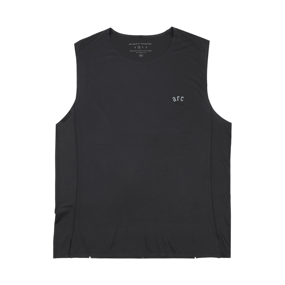 에이알씨 보레아스 슬리브리스 티셔츠 블랙(ARC Boreas Sleeveless T-Shirt Black)