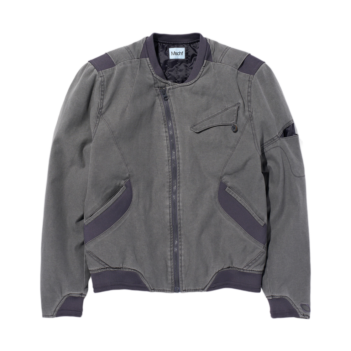 (W) 미스치프 워시드 워크 자켓 차콜((W) Mischief Washed Work Jacket Charcoal)