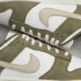 Nike Dunk Low Retro Premium Medium Olive and Summit White 착용 스타일
