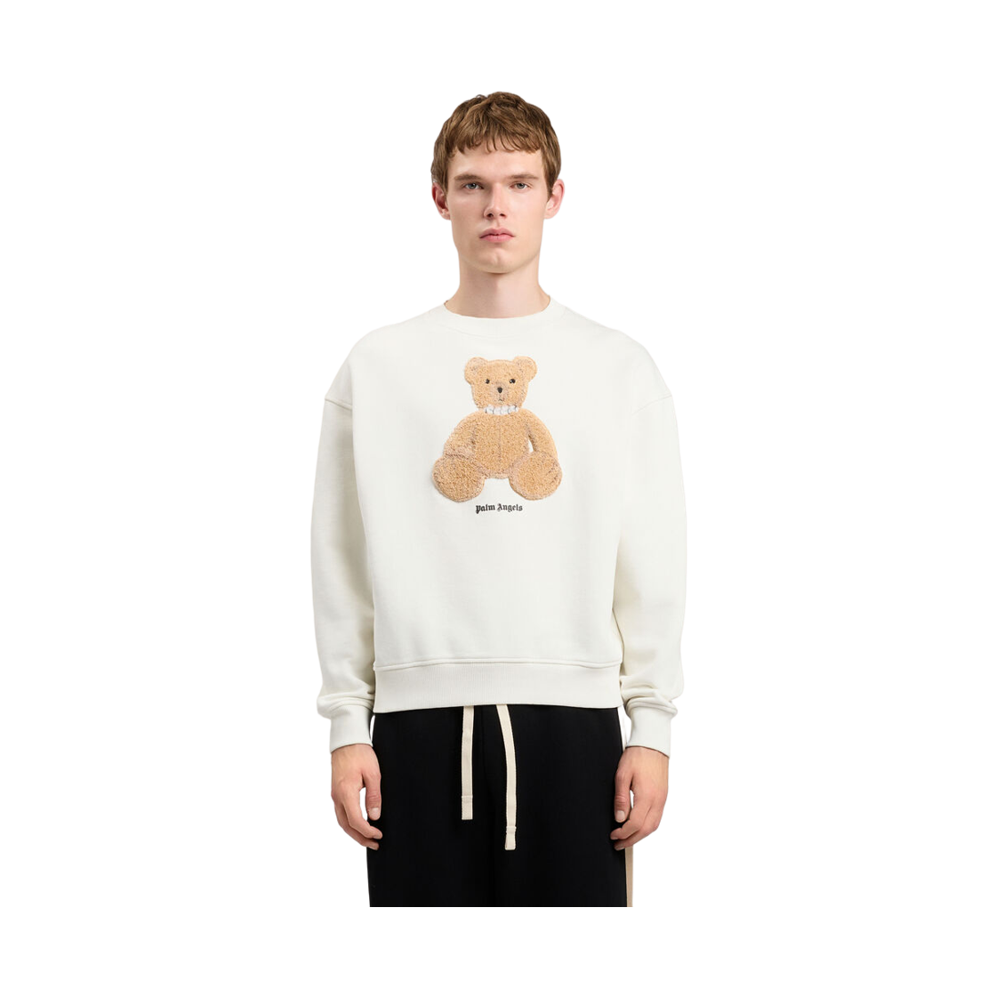 팜엔젤스 베어 레귤러 크루 - 화이트 브라운(Palm Angels Bear Regular Crew - Off White Brown) - 2