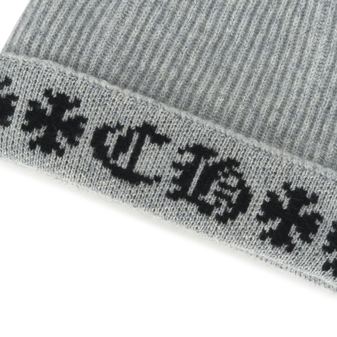 크롬하츠 빅 대디 캐시미어 비니 그레이(Chrome Hearts Big Daddy Cashmere Beanie Grey) - 3