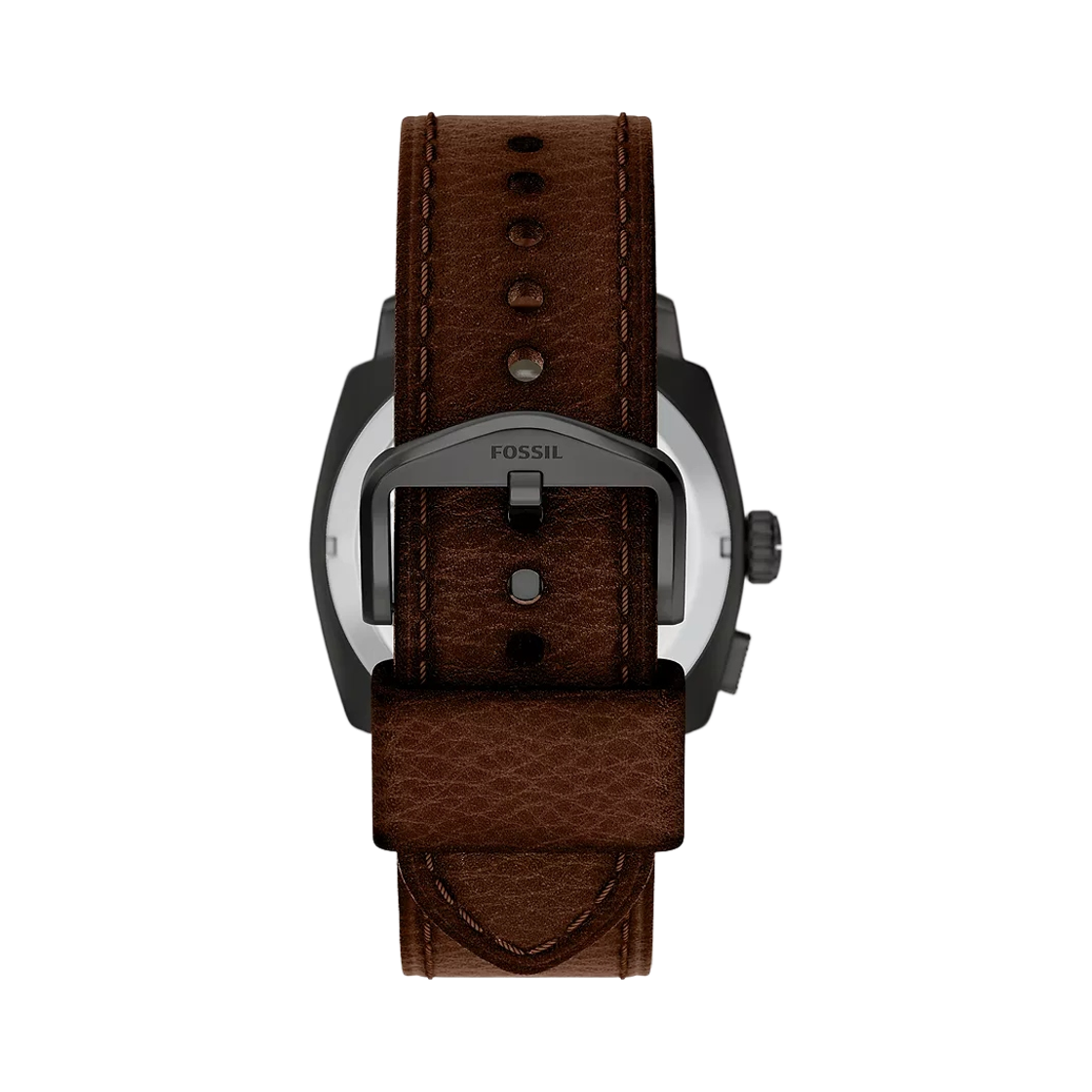 파슬 머신 빅 틱 쿼츠 41mm 레더 블랙 브라운(Fossil Machine Big Tic Quartz 41mm Leather Black Brown) - 2