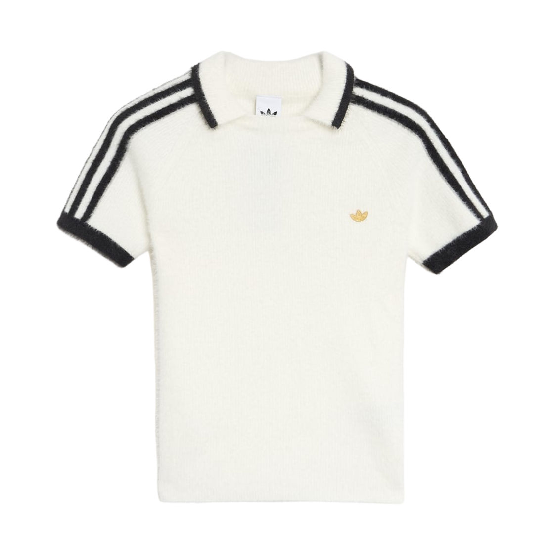 KE1301 (W) Adidas Knitted Cali T-Shirt Off White - KR Sizing