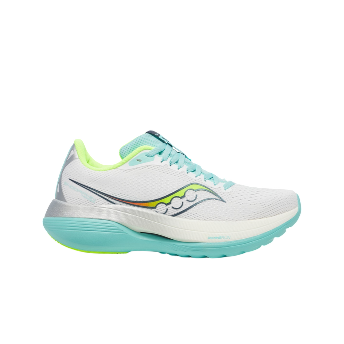 S10996-120 (W) Saucony Endorphin Trainer White Aqua