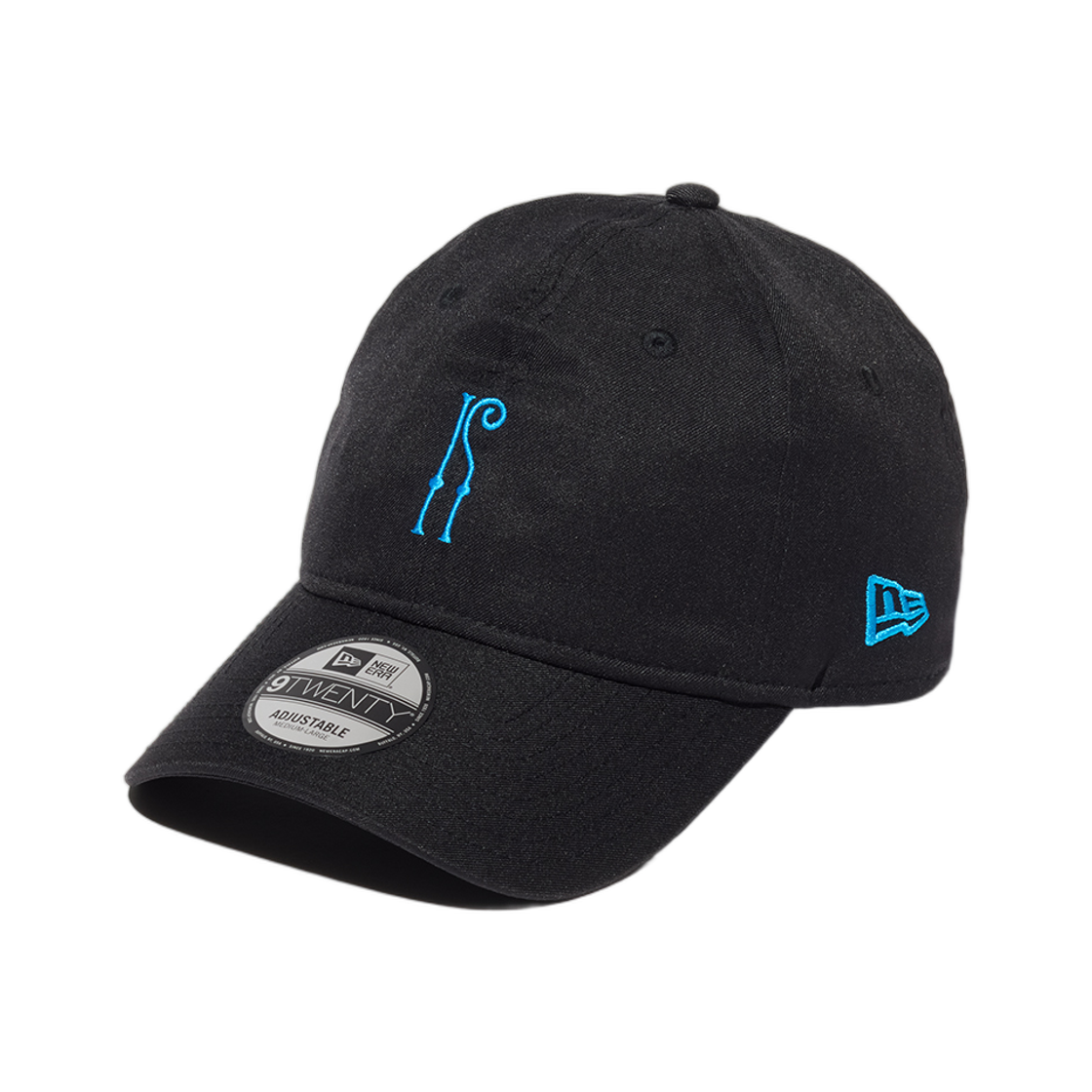 키코 코스타디노브 x 뉴에라 9Twenty 캡 블랙 일렉트릭 블루(Kiko Kostadinov x New Era 9Twenty Cap Black Electric Blue)