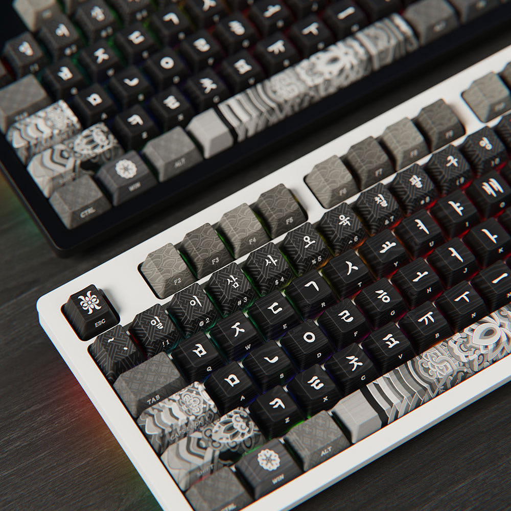 시이닷 모노 단청 유선 LED 기계식 키보드 한국의 미(C.e.dot Mono Dancheong Wired LED Mechanical Keyboard) - 2