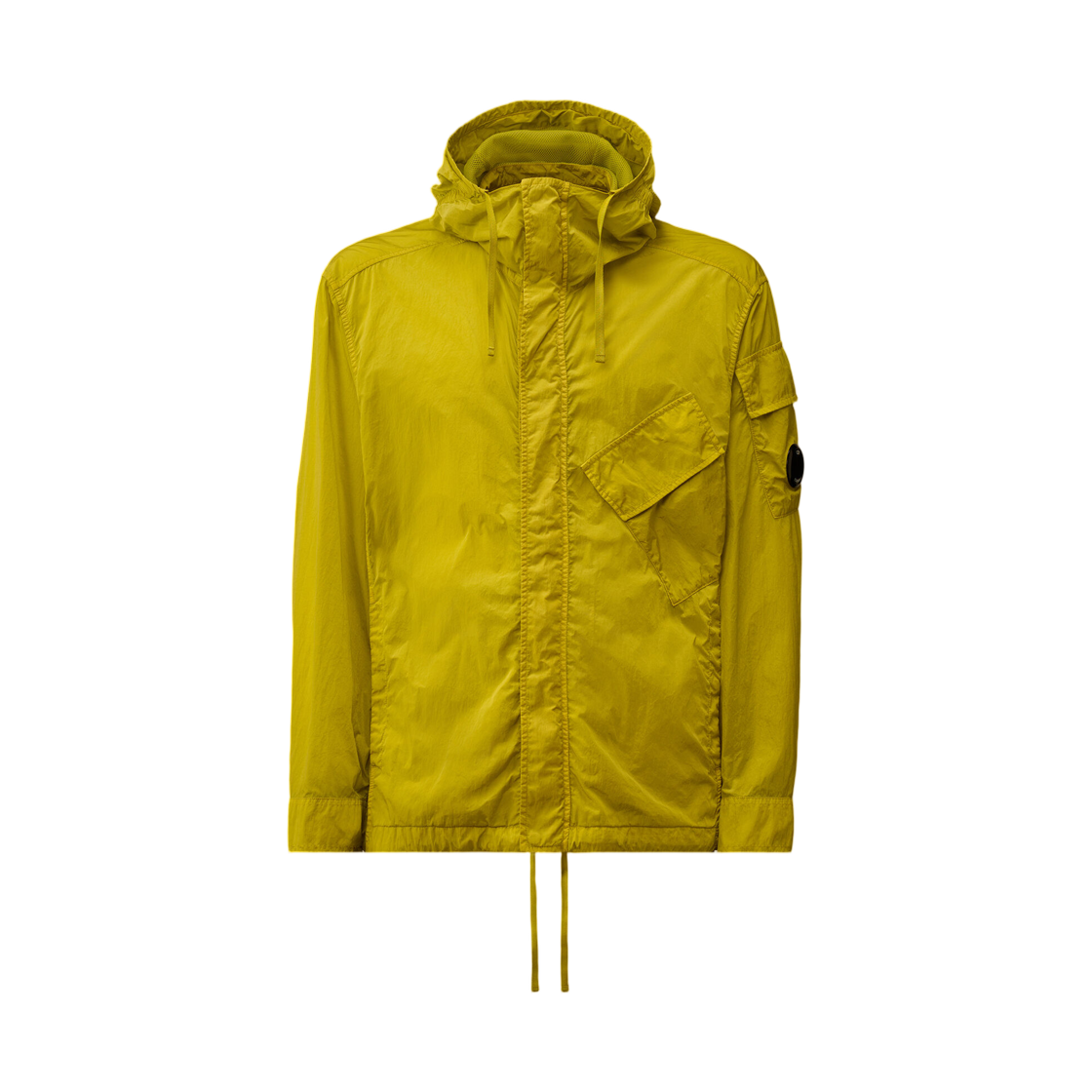 20CMOS058A005904G246 C.P. Company Chrome-R Hooded Lens Overshirt Antique Moss -Yellow - 26SS