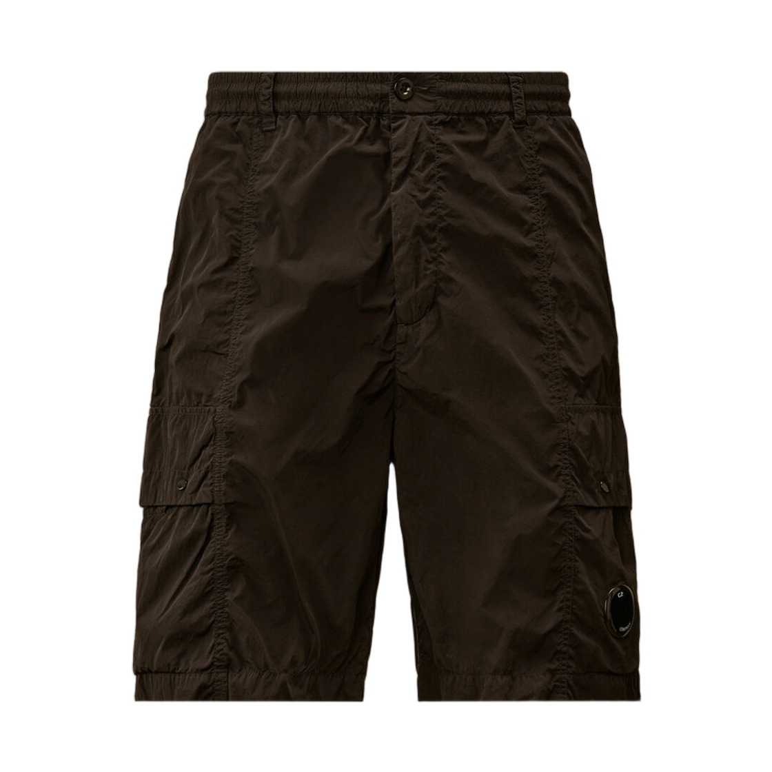 20CMBE031A005904G999 C.P. Company Chrome-R Lens Boxy Cargo Shorts Black - 26SS