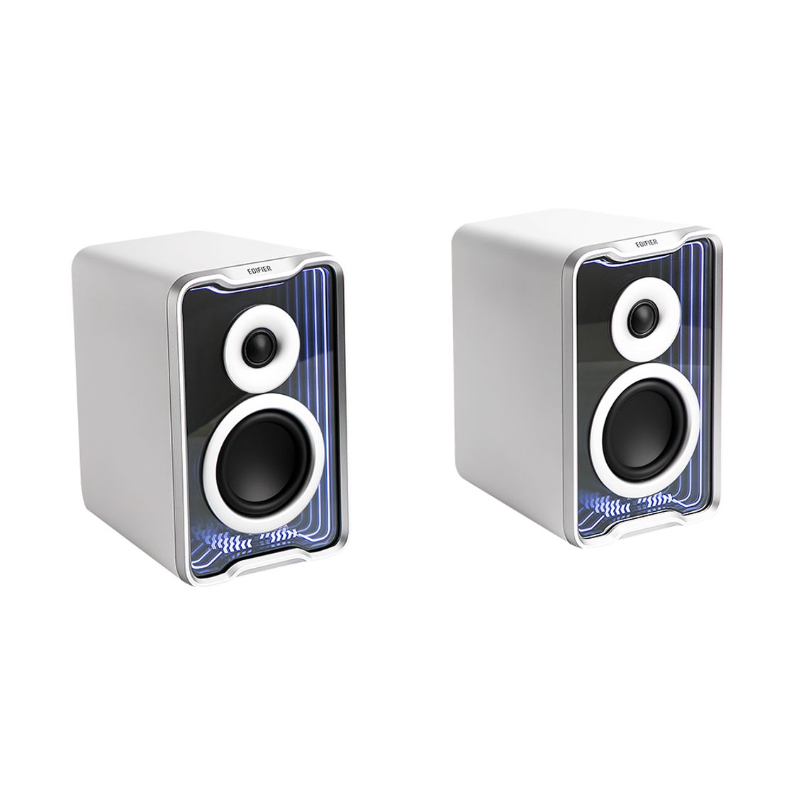 에디파이어 QR30 데스크탑 액티브 멀티 미디어 블루투스 스피커 블랙 화이트(EDIFIER QR30 Desktop Active Multimedia Bluetooth Speakers – White) - 4