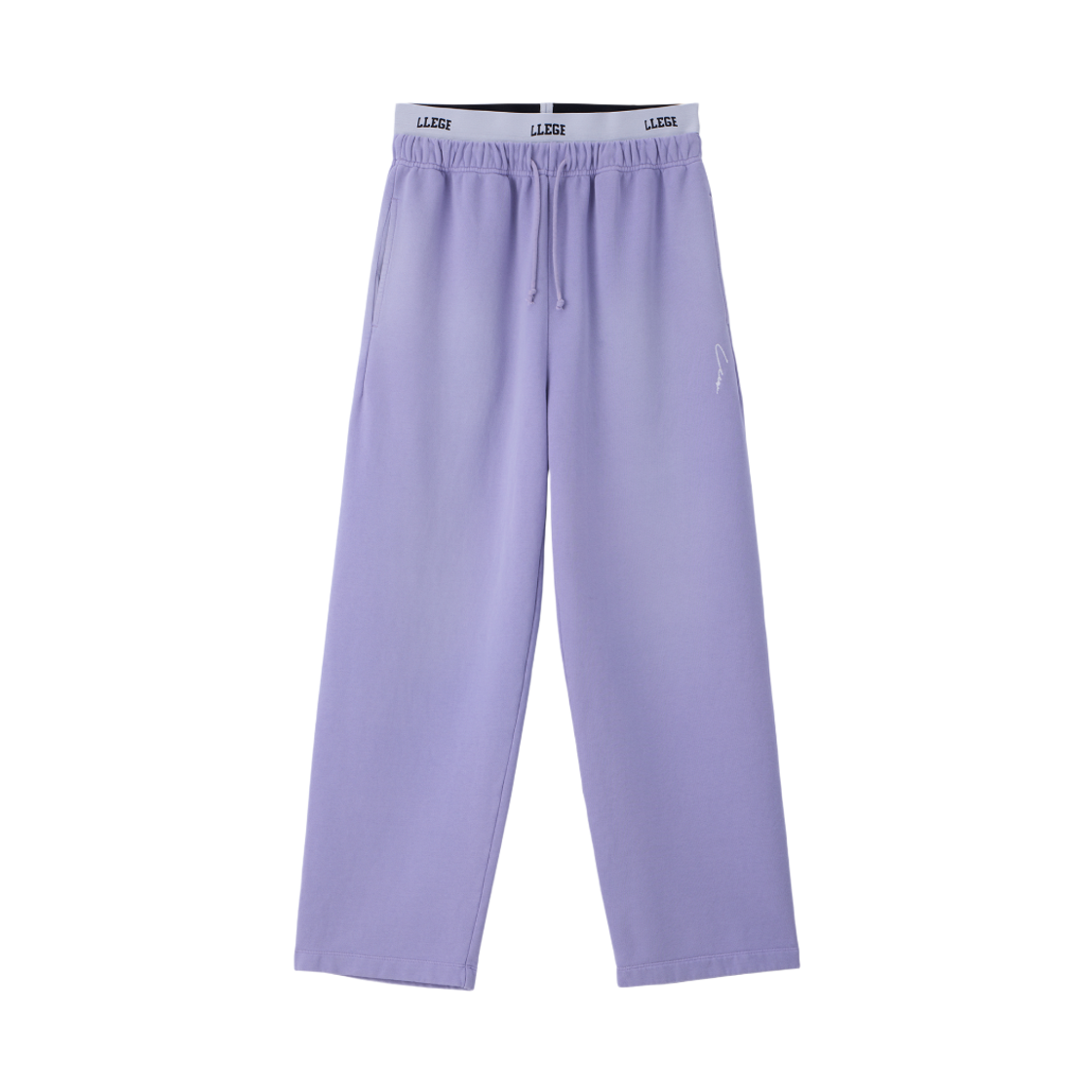 LL26SSPT001LV LLEGE Garment Dyed Layered Sweatpants Lavender