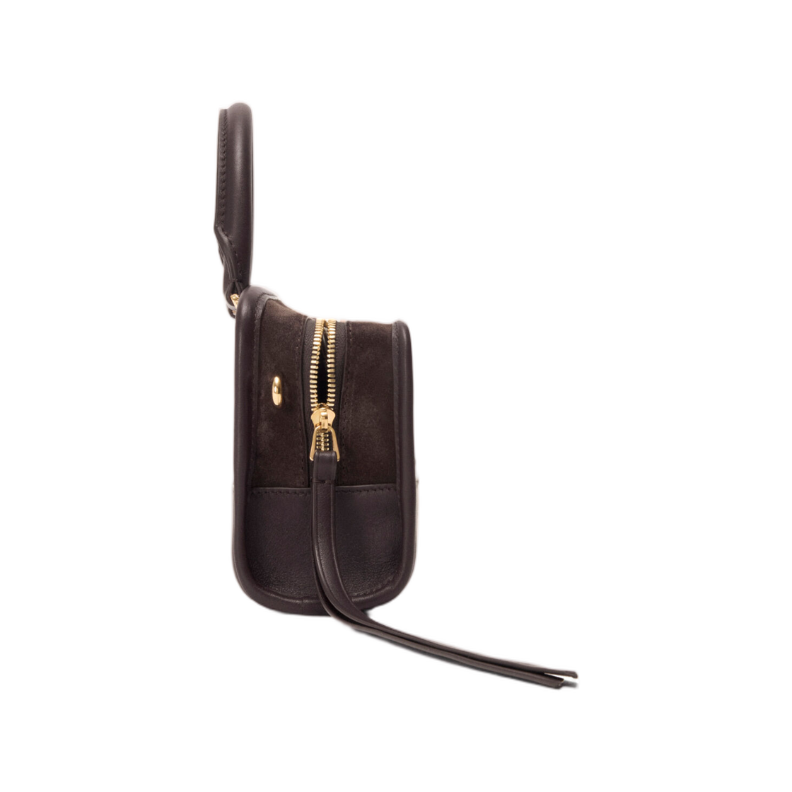 로에베 미니 아마조나 180 백 스웨이드 다크 체스트넛(Loewe Mini Amazona 180 Bag In Suede Dark Chestnut) - 2