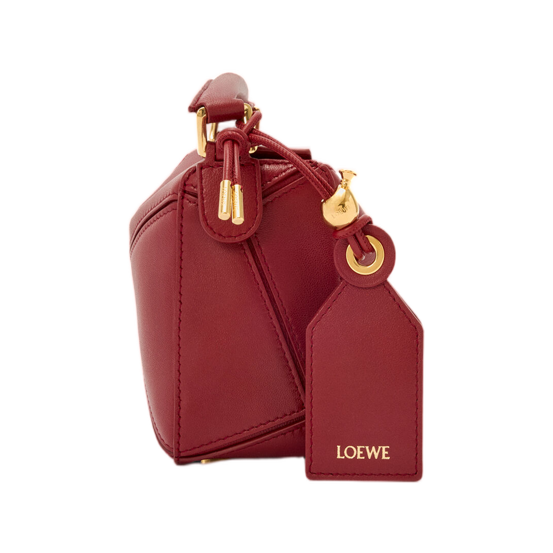 로에베 미니 페더라이트 퍼즐 백 나파 램스킨 번트 레드(Loewe Mini Featherlight Puzzle Bag In Nappa Lambskin Burnt Red) - 2