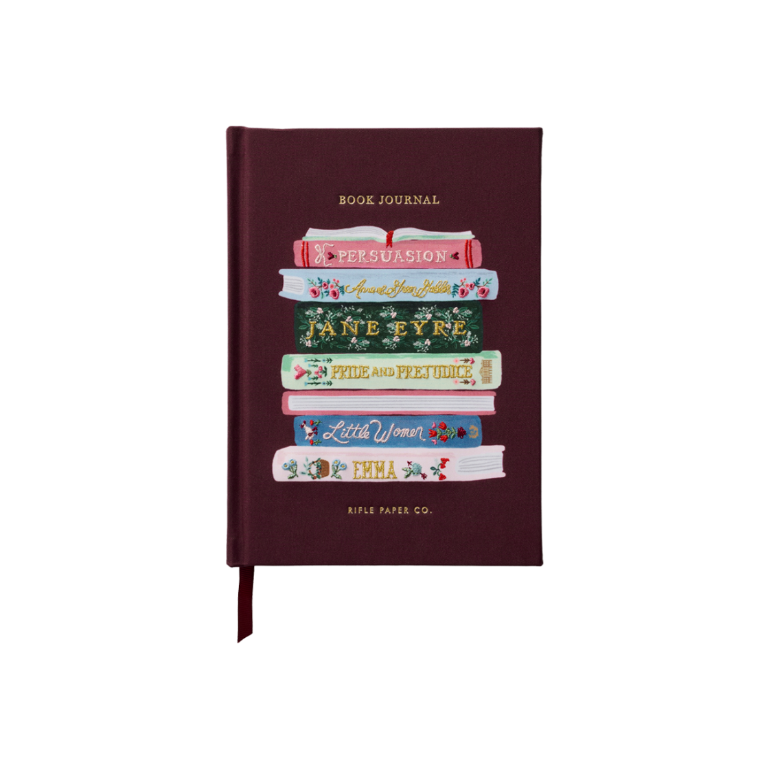 라이플페이퍼 Ladies Night Book Club 자수 북 저널(RIFLE PAPER CO. Ladies Night Book Club Embroidered Book Journal) - 1