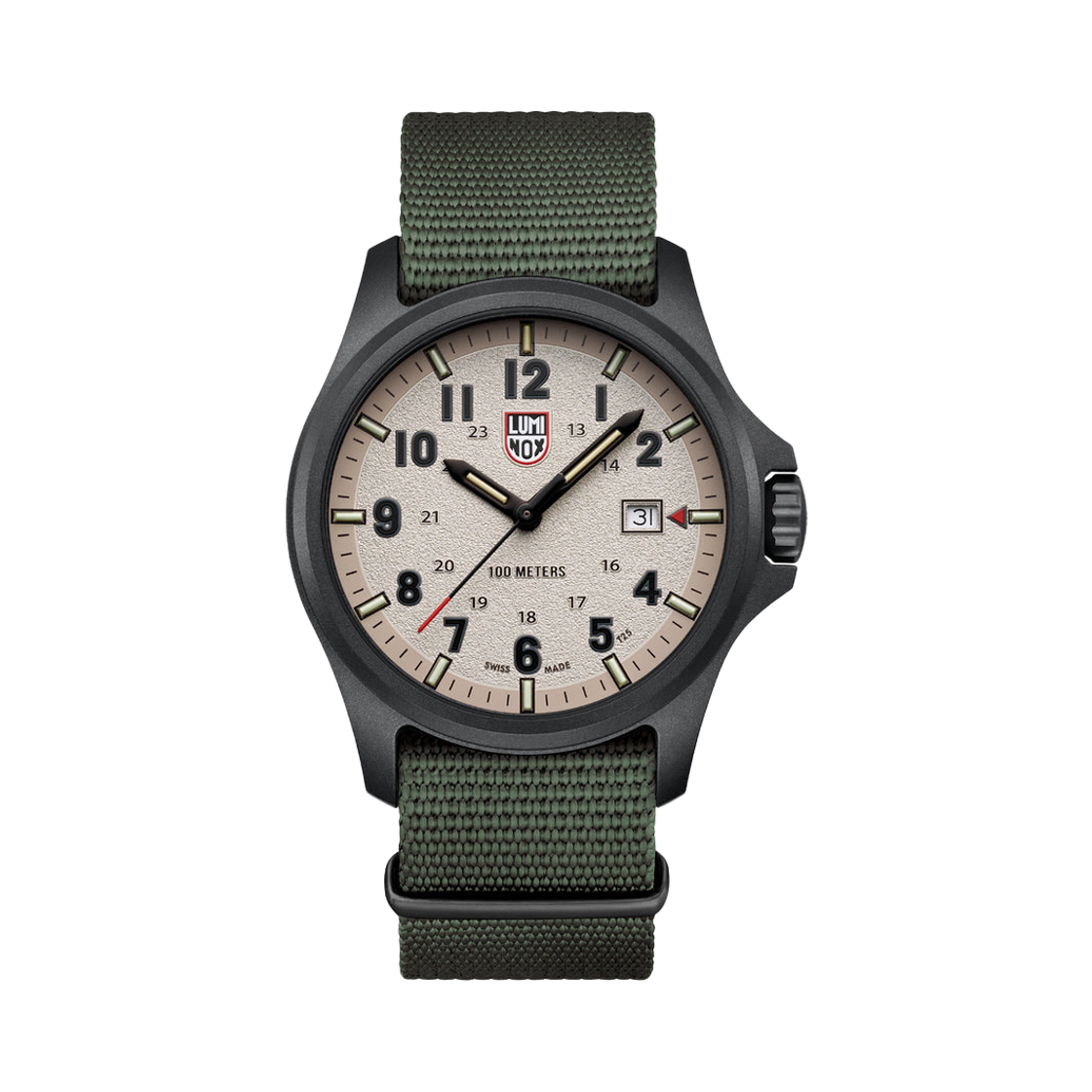 루미녹스 아타카마 필드 쿼츠 43mm 블랙 러버 스트랩 화이트(Luminox Atacama Field Quartz 43mm Black Rubber Strap White)