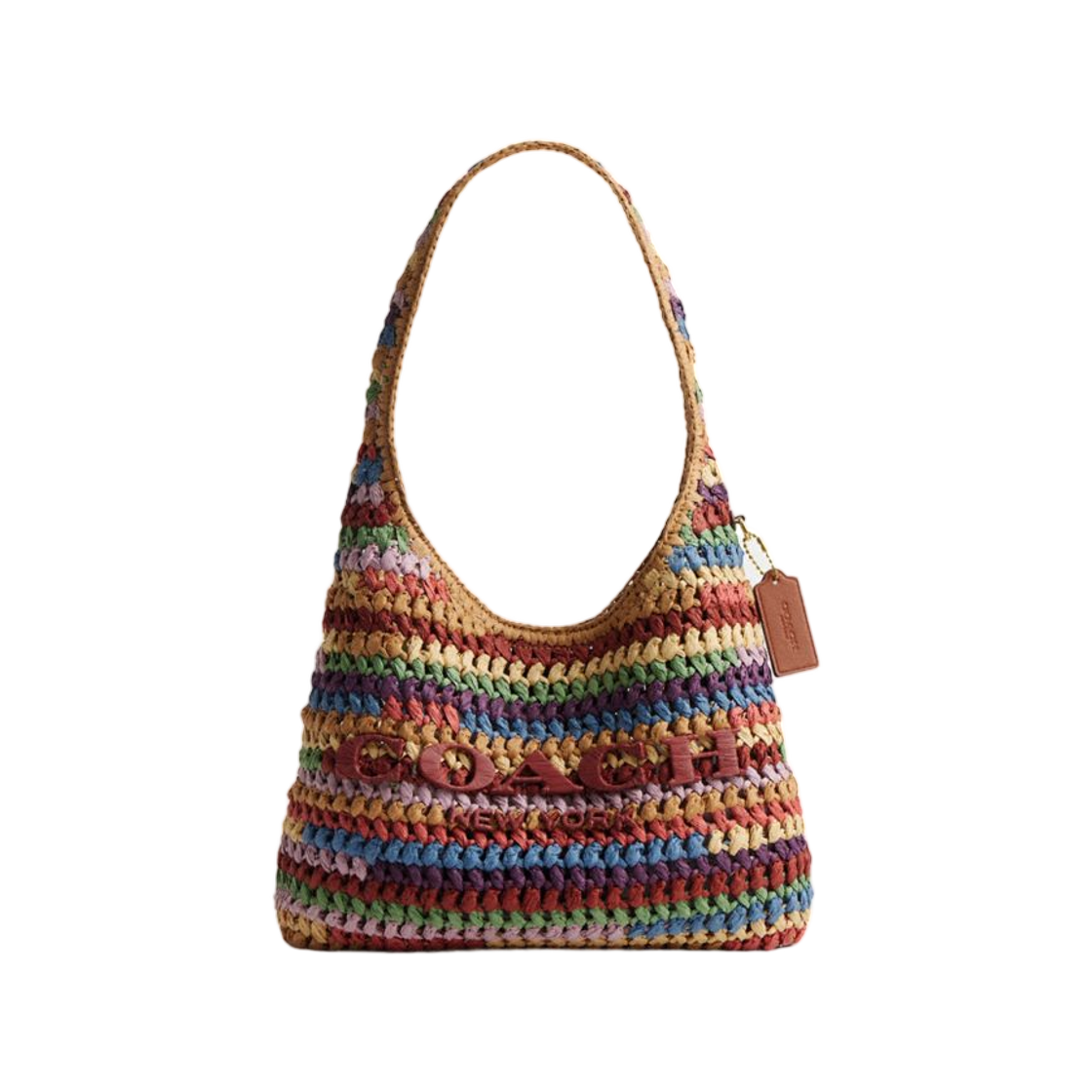 코치 브루클린 숄더백 28 스트로우 멀티(Coach Brooklyn Shoulder Bag 28 Straw Multi)