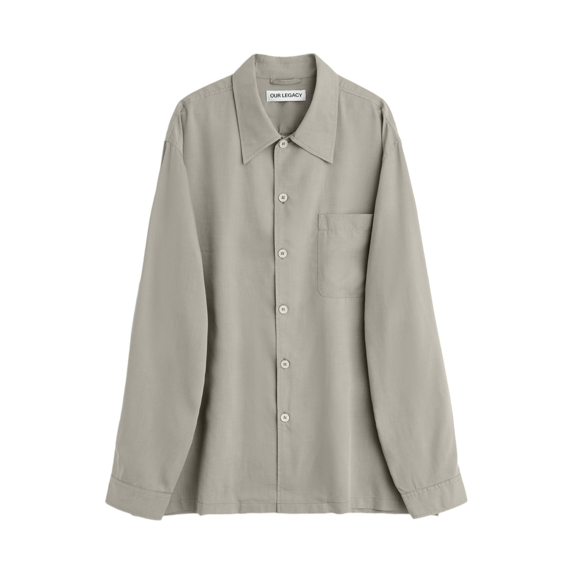 M2262EWG Our Legacy Every Shirt Willow Grey Softflow Tencel