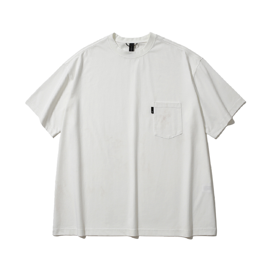 [더블적립][SS26] 모이프 베이직 에어로우 티 오프 화이트