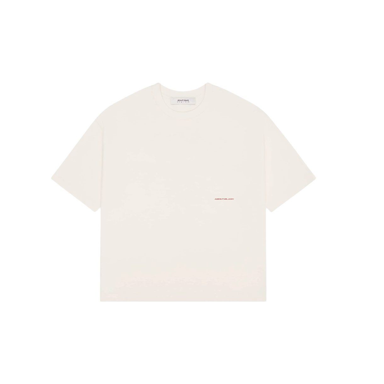 [KREAM 단독] 어바웃 블랭크 AB 스포츠 티셔츠 오트 - 26SS([KREAM 단독] About:Blank AB Sports T-Shirt Oat - 26SS)