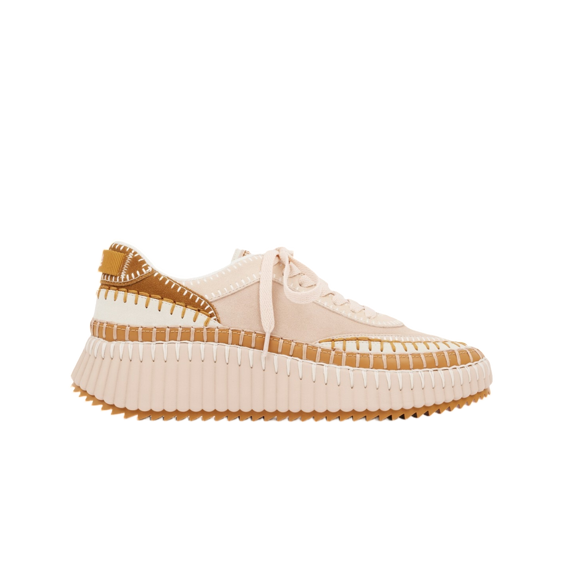 CHC24A00RMS6I5 (W) Chloe Nama Sneaker Maple Pink