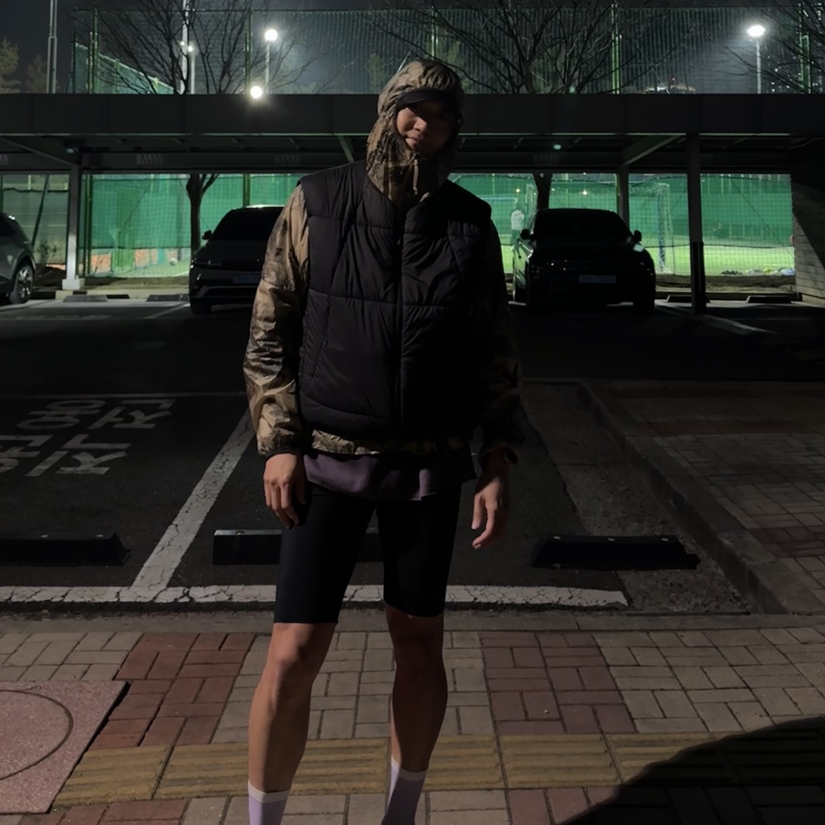 Nike x Stussy Stone Washed Fleece Zip Hoodie Dark Cinder (FJ9175-261), Needles H.D. Track Pants Poly Smooth Brown 착용 스타일 - 6