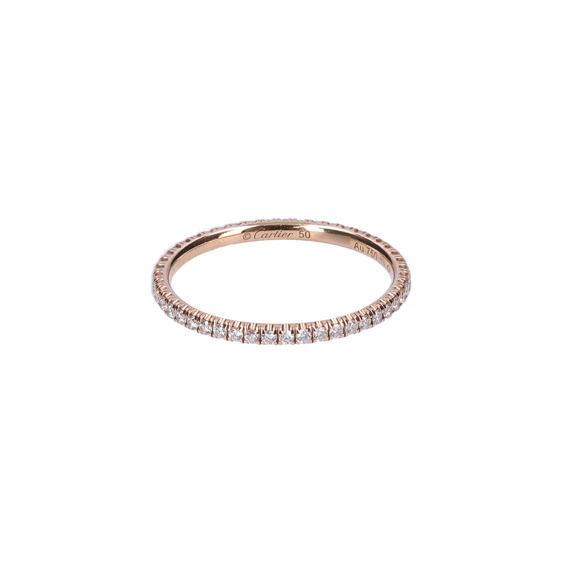 까르띠에 B42105 에땅셀 드 까르띠에 링 18K 로즈 골드 다이아몬드 50(Cartier B42105 Écrin de Cartier Ring 18K Rose Gold Diamond 50) - 1